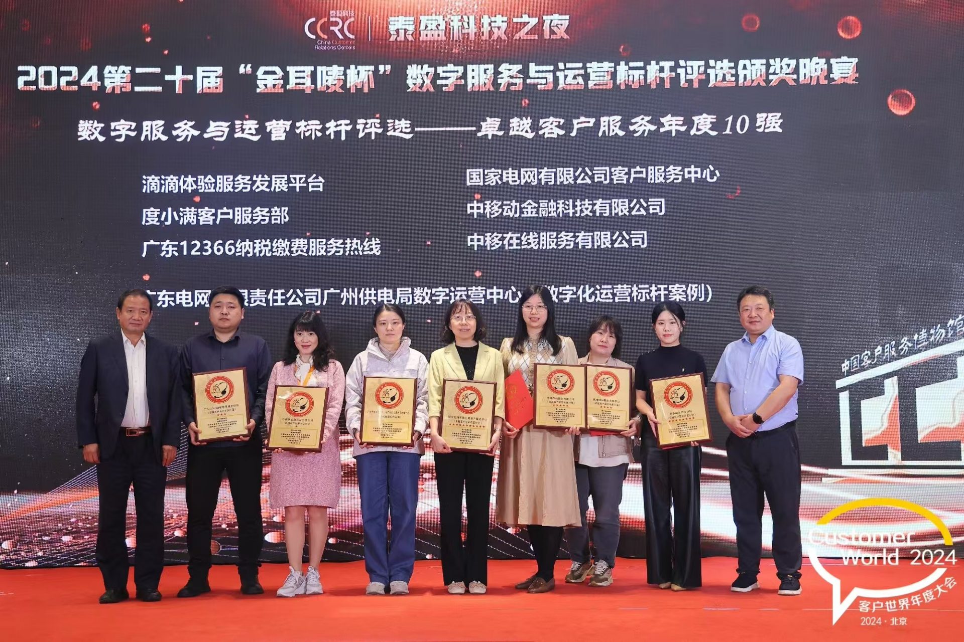 广东电网有限责任公司广州供电局数字运营中心荣获2024“金耳唛杯”数字服务与运营标杆评选——最佳数字化运营标杆案例奖